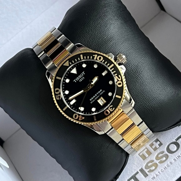 💰SOLD - T120.210.22.051.00 - Tissot Women’s Seastar 1000 Quartz Watch - Picture 3 of 13